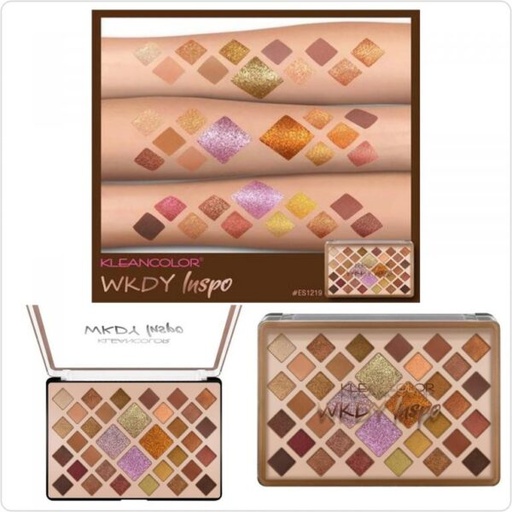 PALETA DE SOMBRA KLEANCOLOR WKDY